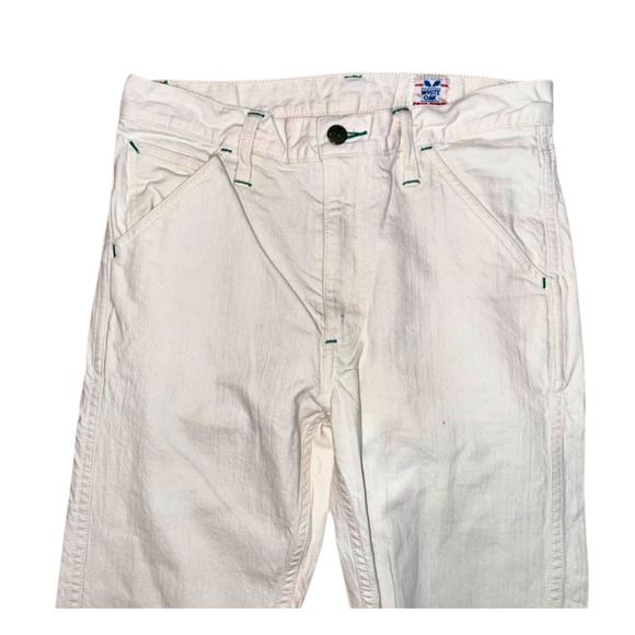 Left Field NYC Jeans Natural Cone White Oak Work Uniform Denim USA Sz. 30x28 - Picture 8 of 13